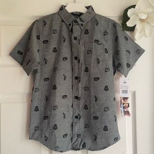 HP❤️ Star Wars Button Down Shirt Sz. S